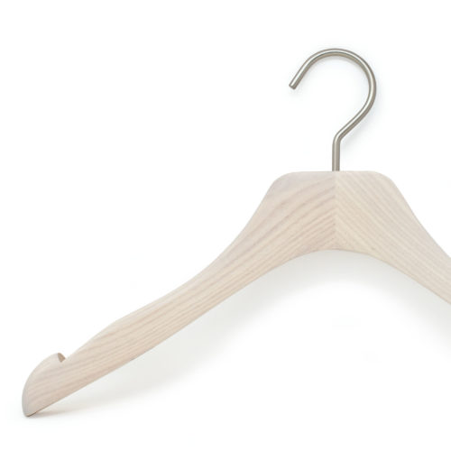 hanger for dresses, with notches