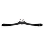 cintre bois en bois noir pour chemises, largeur 43 cm