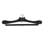 percha de madera para traje con barra antideslizante - 45 cm