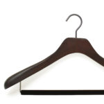 quality wooden hanger for suit