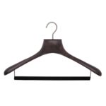 luxury suit hangers with non-slip bar