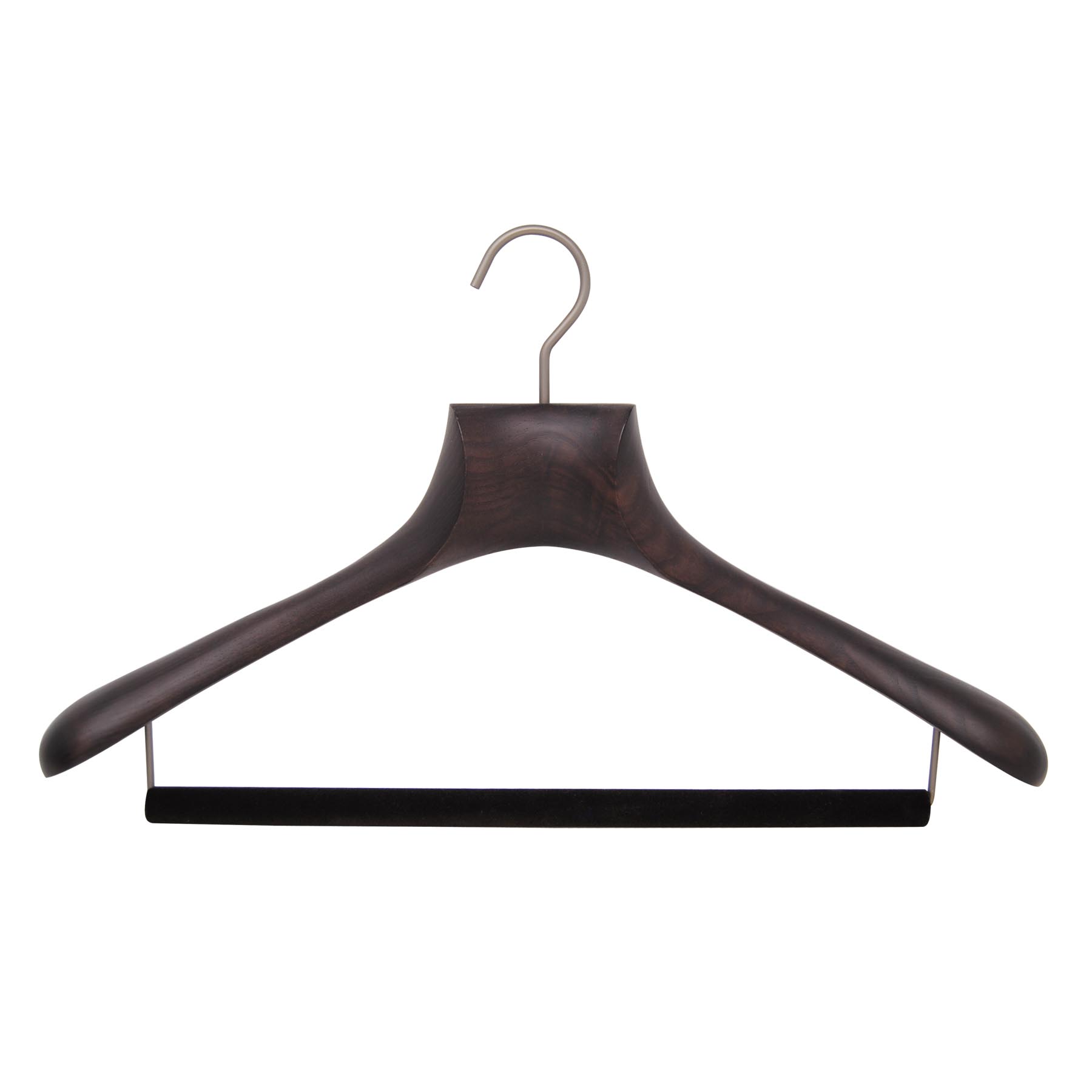 luxury suit hangers with non-slip bar