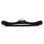 Luxury suit hangers, wide shoulders, anti-slip bar, black color