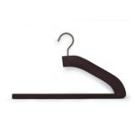 percha de madera para pantalones, abierta, fácil almacenamiento