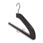 percha de madera para pantalones, abierta, fácil almacenamiento