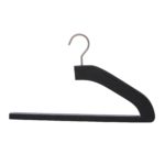 10 hangers for trousers in ash wood - brushed black color