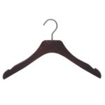 10 hangers for dress, top and blouse - walnut color