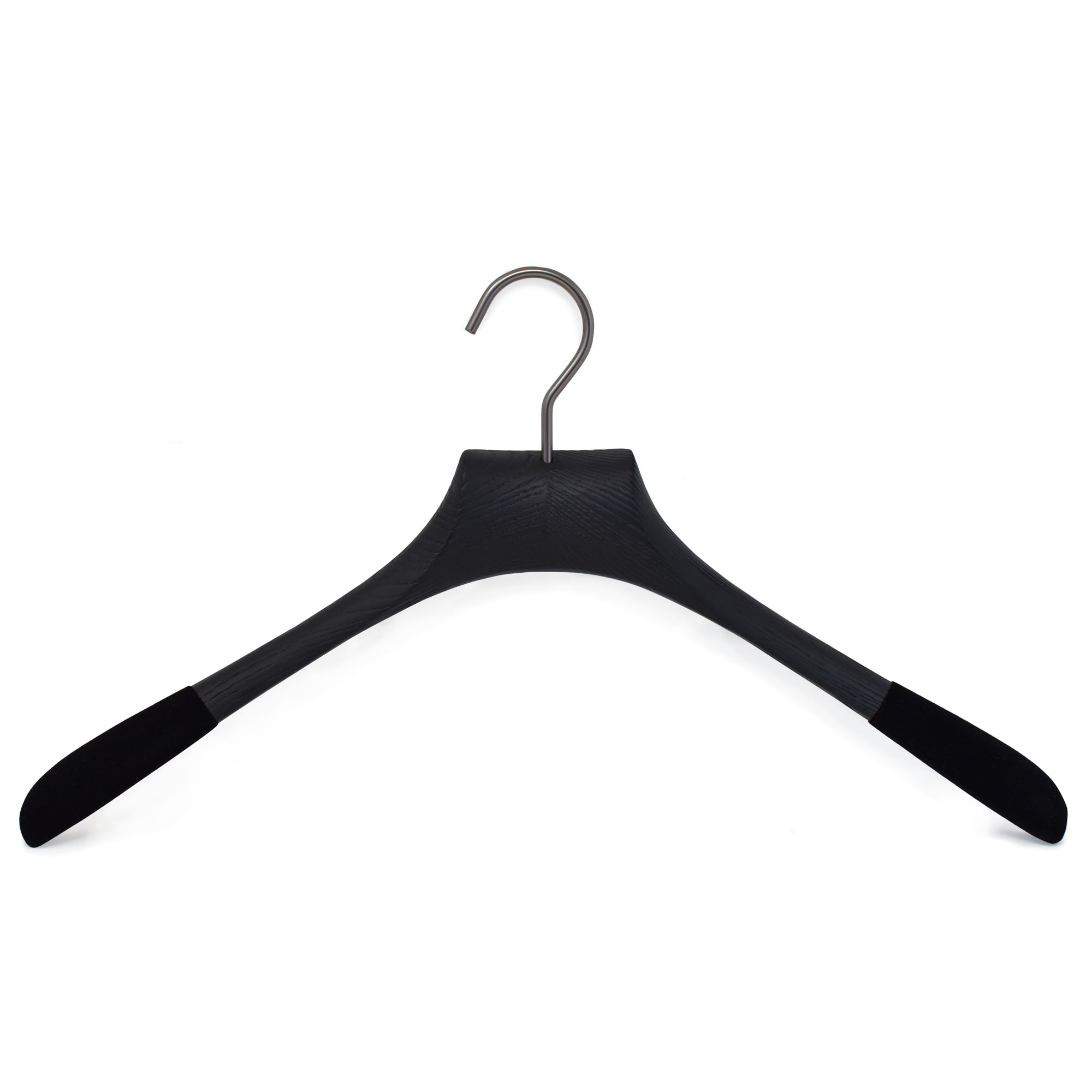 Luxury wooden hanger with anti-slip for shirts