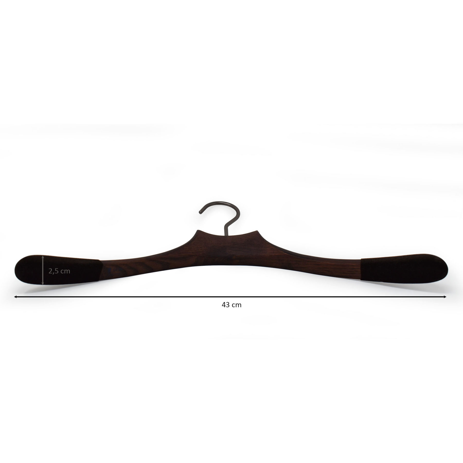 RSR Hangers Cintre en Bois Lot de 100 marron, chemise, veste