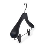 women's wooden hanger, with clips