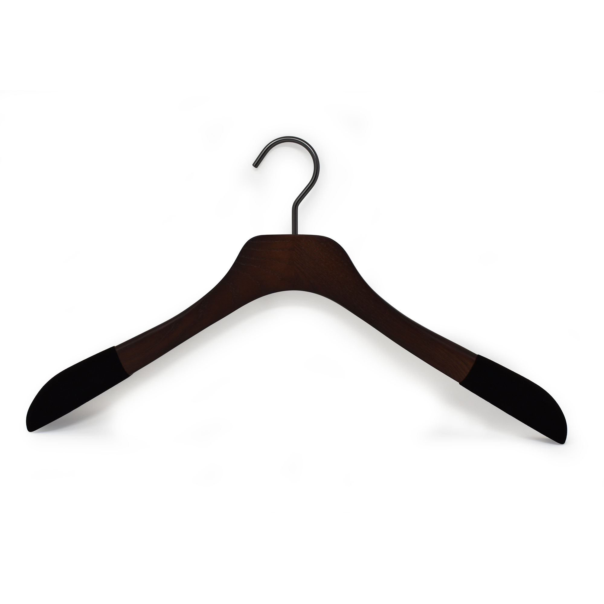 wooden hangers for men's shirt with anti-slip