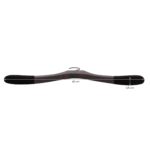 cintre luxe en bois pour chemise avec antiglisse sur les épaules - 43 cm