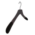 10 cintres pour chemises en frêne - Coloris noyer mat