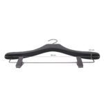 cintre de luxe en bois avec pinces pour chemisier, blouse, jupe et pantalon - 38 cm