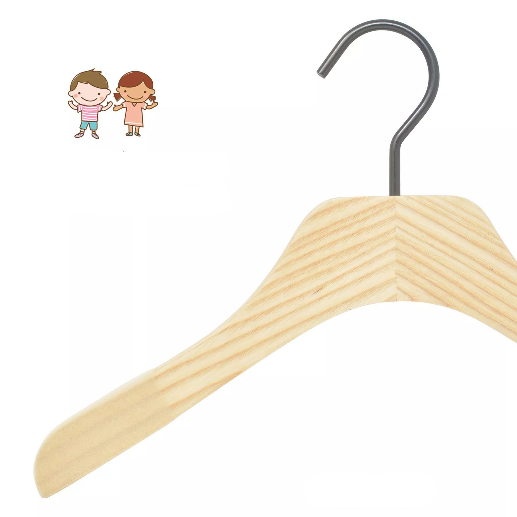 Luxury wooden hanger for child