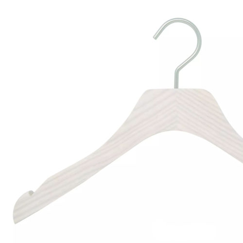 Wooden hanger for dresses