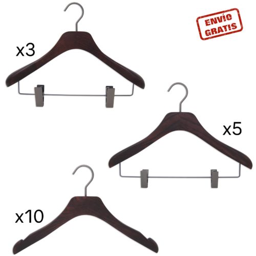 conjunto de perchas de lujo para mujeres