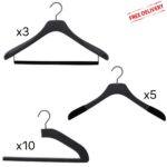 set of luxury hangers for men