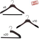conjunto de perchas de lujo para hombres