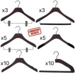 ensemble de cintres de luxe pour homme et femme