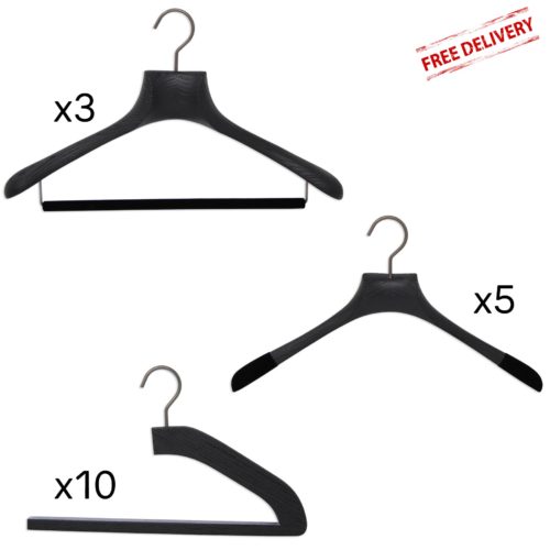 set of luxury hangers for men