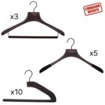 ensemble de cintres de luxe pour homme
