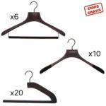 conjunto de perchas de lujo para hombres