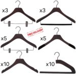 set of luxury hangers for men and women