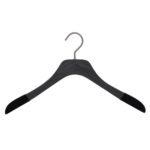 Cintre fin de luxe en bois pour chemise, coloris noir