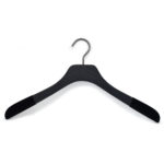 wooden hanger for shirts, black color