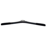 wooden hanger for shirts, black color