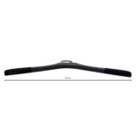 wooden hanger for shirts, black color