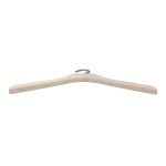dress hangers with notches, in white stained wood
