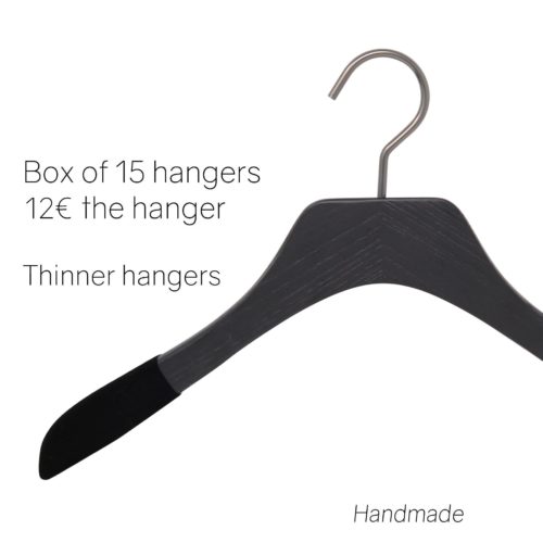 15 luxury hangers for ash blouse - black color