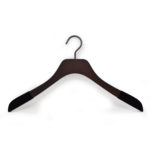 Thin wooden hanger for shirt