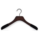 wooden hanger for women with velvet anti-slip