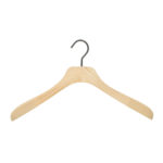 Luxury wooden hangers for shirt - natural varnish