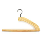 wooden hangers for pants, with anti-slip