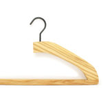 wooden hangers for pants, with anti-slip