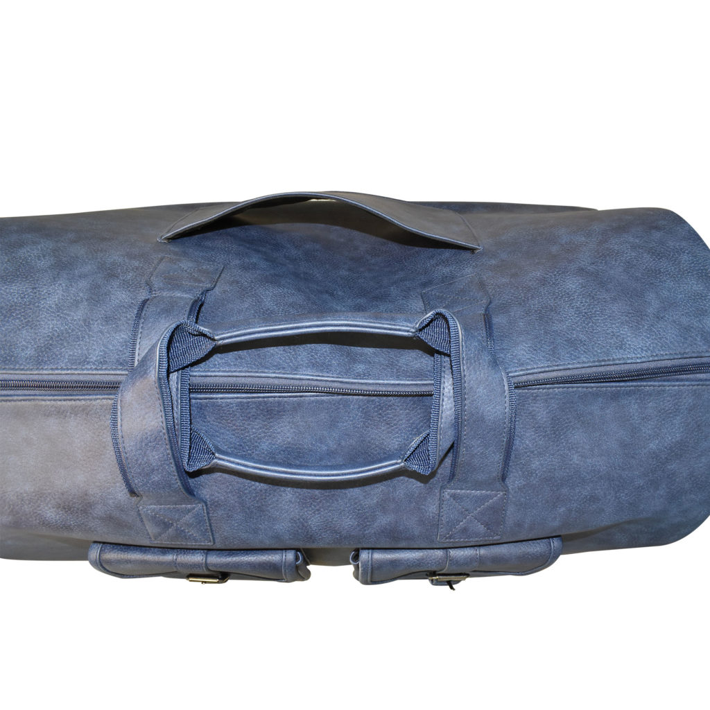 Borsa da viaggio in similpelle eco-responsabile con rivestimento