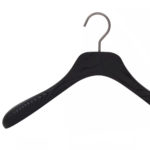 Wooden hangers for jacket, color black