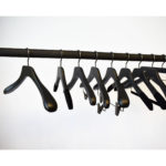 wooden hangers for coat and jacket