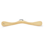 Wooden hangers for jacket and coat, natural color