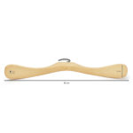 Wooden hangers for jacket and coat, natural color