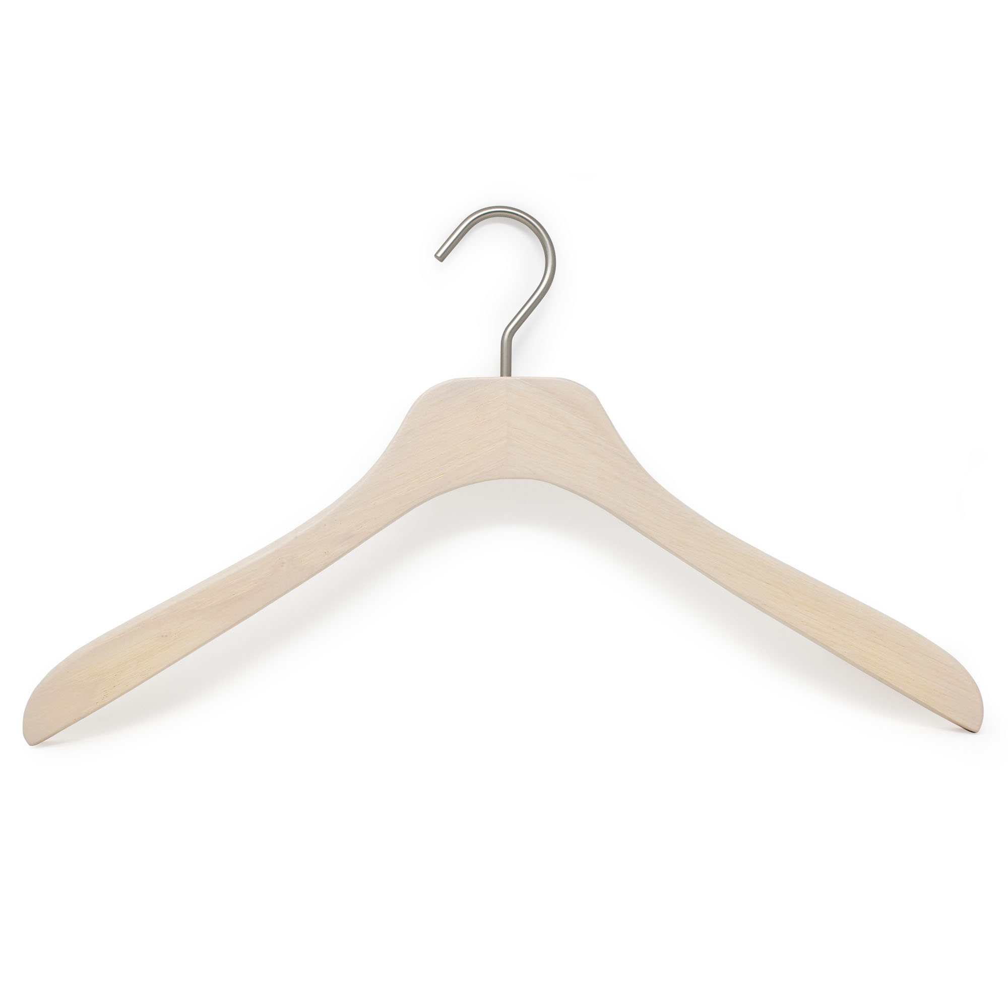 cintre-bois-blanc-43cm-4315-WW-1- cintre pour chemise largeur 43 cm, coloris blanc lasuré