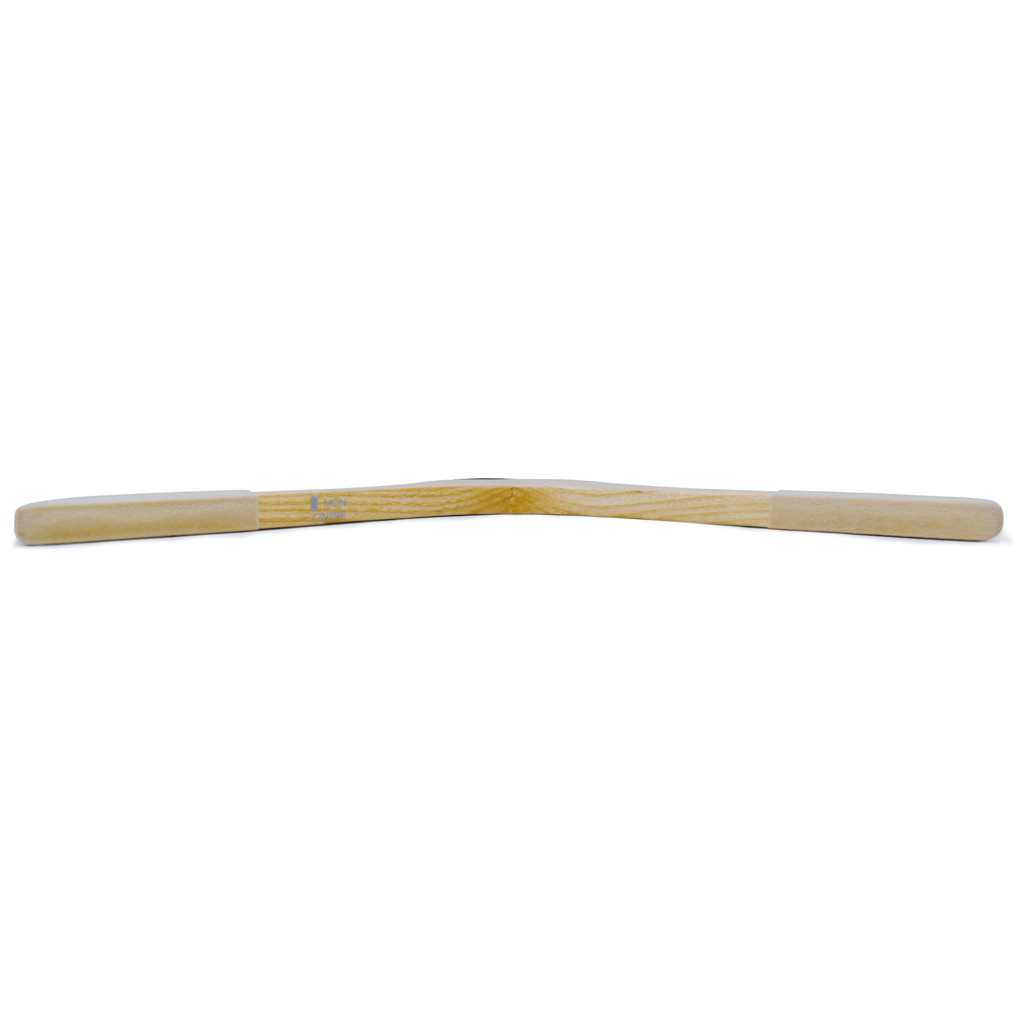 cintre-robe-chemisier-bois-CLA3815FLO-NA-3jpg Cintre en bois naturel avec antiglisse pour robe et chemisier - 38 cm
