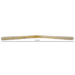 Cintre en bois naturel avec antiglisse pour robe et chemisier - 38 cm