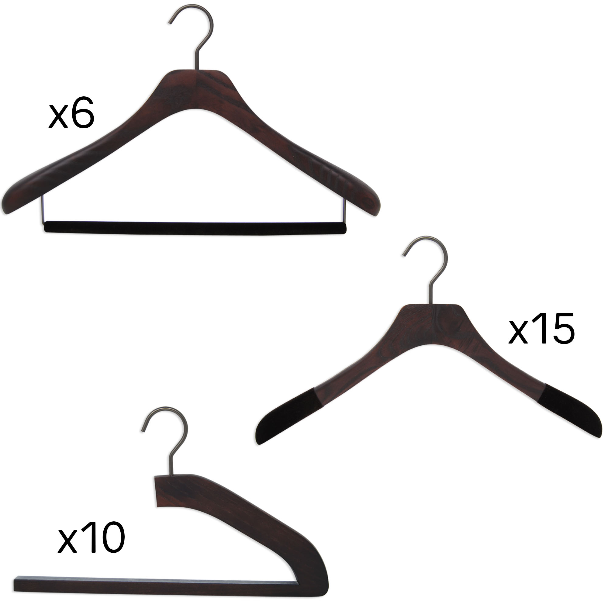 set dressing 31 luxury hangers for man